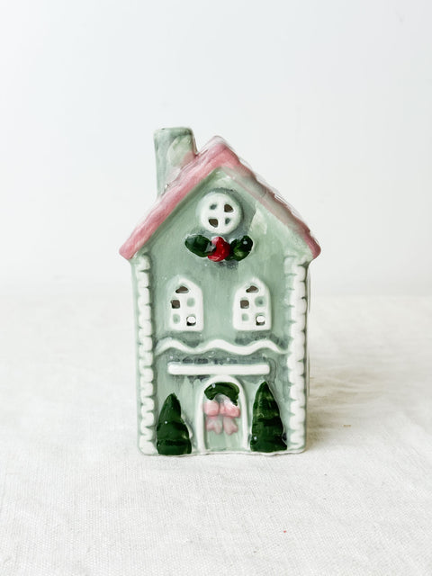 Maison bougeoir Verte