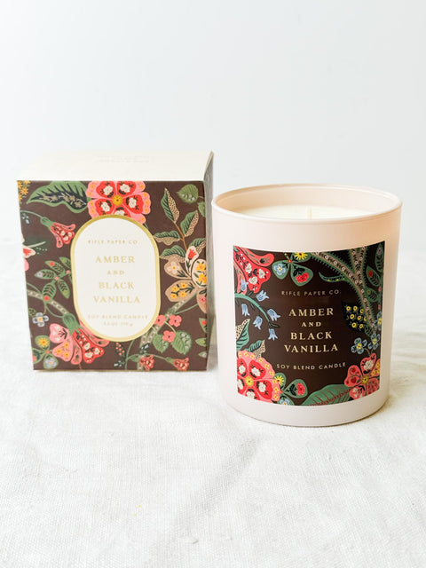 Bougie Amber & black vanilla