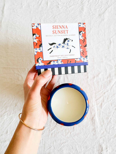 Bougie ADOPO Horse blue