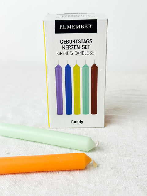 Bougie Anniversaire x12 Candy