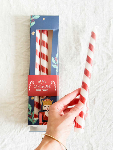 Bougie Conique x3 Sucre d'orge