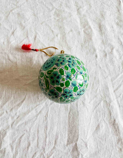 Ornement Boule - Vert Bleu