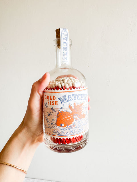 Allumettes en bouteille - Gold fish