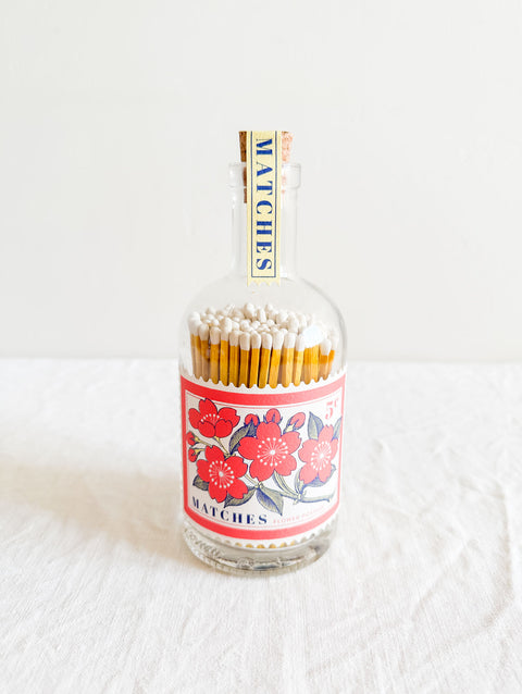 Allumettes en bouteille - Fleurs