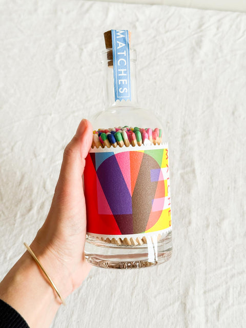 Allumettes en bouteille - Love