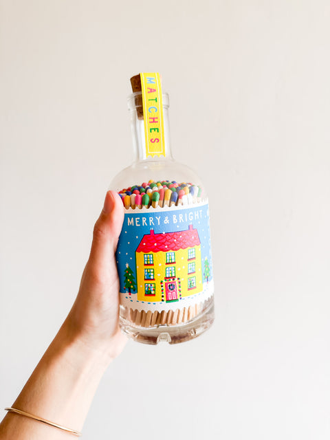 Allumettes en bouteille - Merry & bright