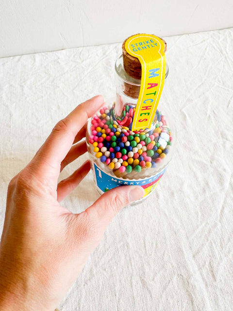 Allumettes en bouteille - Merry & bright