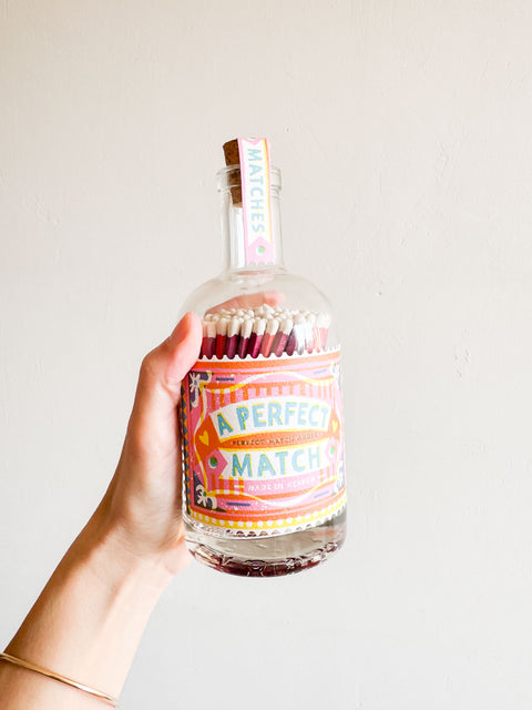 Allumettes en bouteille - Perfect match