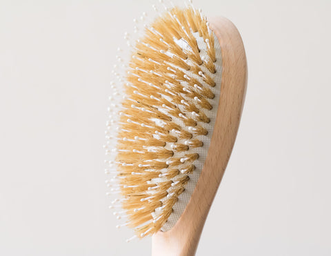 Brosse cheveux sanglier nylon