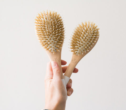 Brosse cheveux sanglier nylon