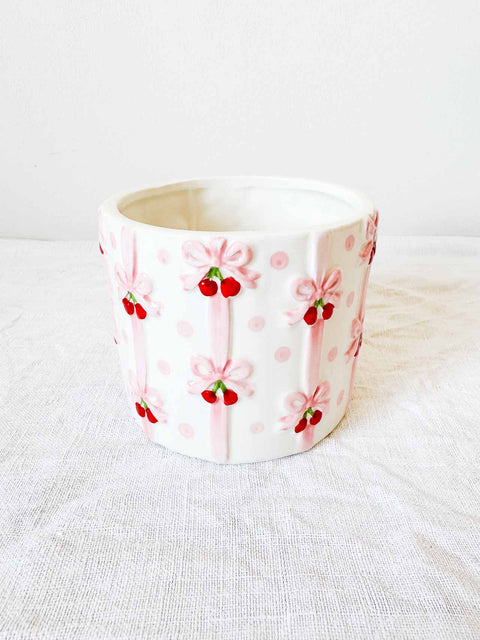 Cache pot Cerises Noeud