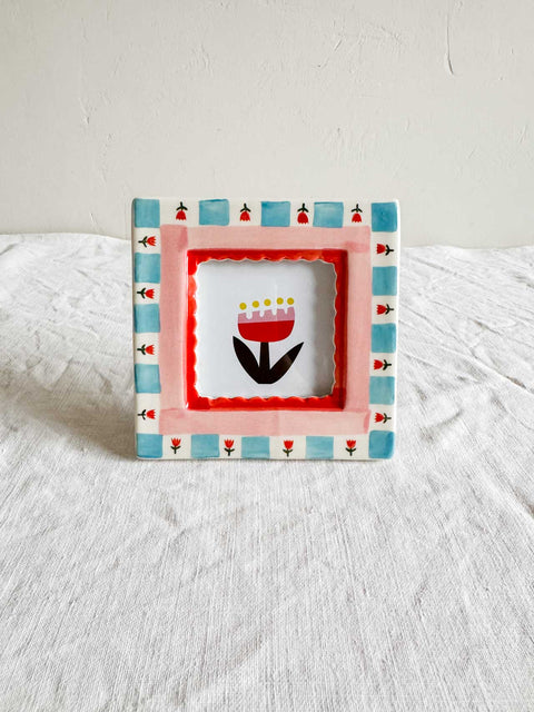 Cadre en céramique Damier PM