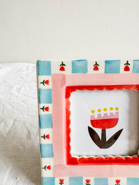 Cadre en céramique Damier PM