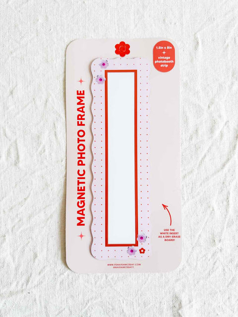 Cadre Photomaton Magnétique - Polka dots Rose