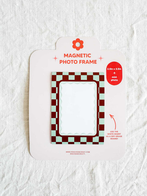 Cadre Polaroid Magnétique Chocolat Menthe