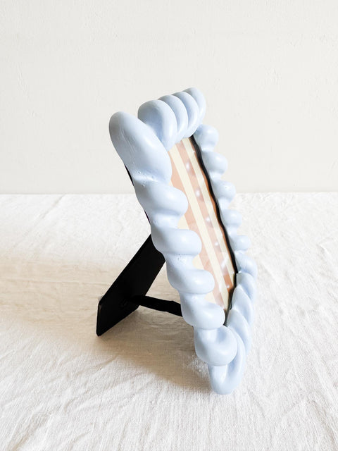 Cadre torsadé Bleu 10x15