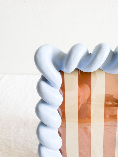 Cadre torsadé Bleu 10x15