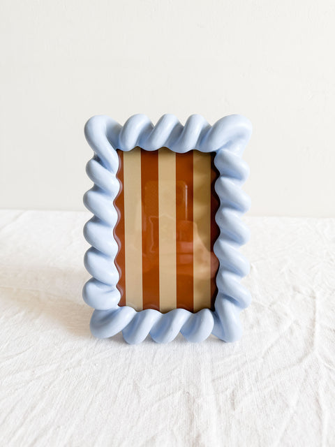 Cadre torsadé Bleu 10x15