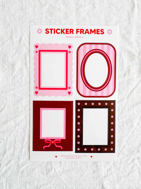 Cadre autocollant Lovers