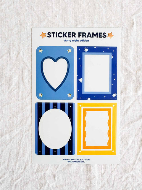 Cadre autocollant - Starry night