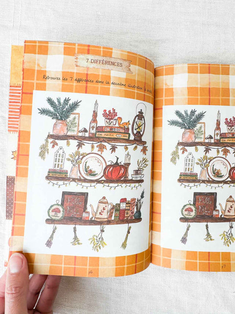 Cahier de jeux le temp d'un automne