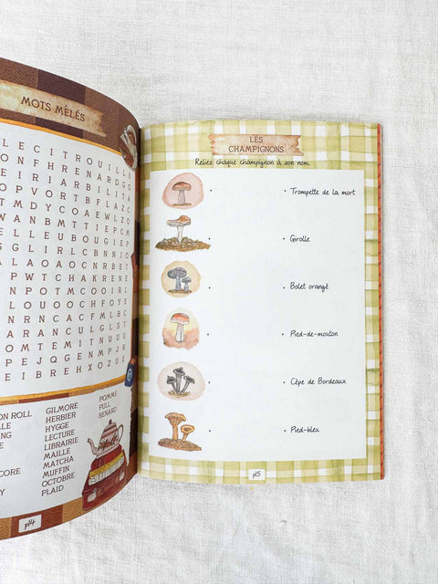 Cahier de jeux le temp d'un automne