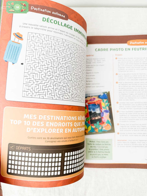 Cahier d'activités Mon petit coin cozy