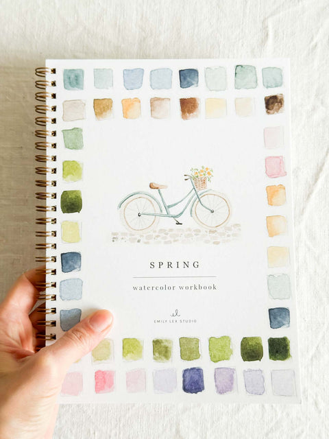 Cahier d'aquarelle - Spring