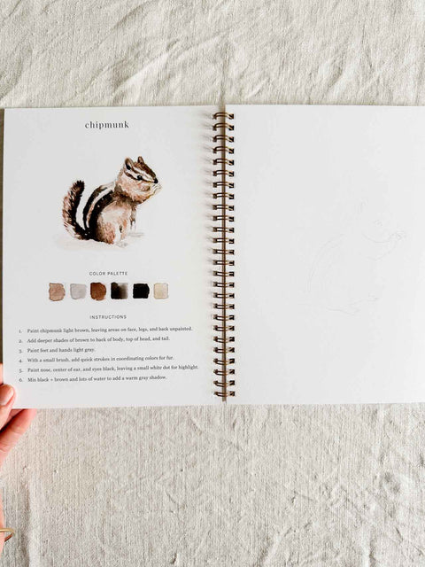 Cahier d'aquarelle - Woodland