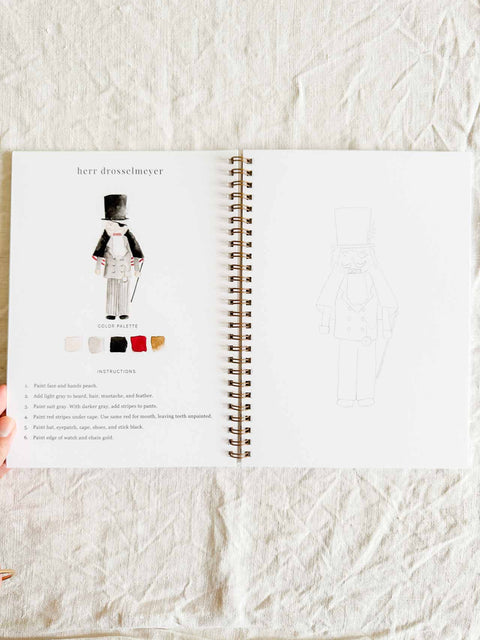 Cahier d'aquarelle - Casse noisette