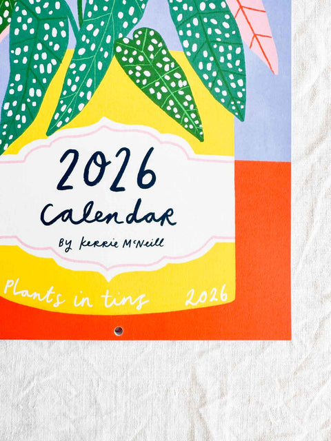 Calendrier 2026 - Plants