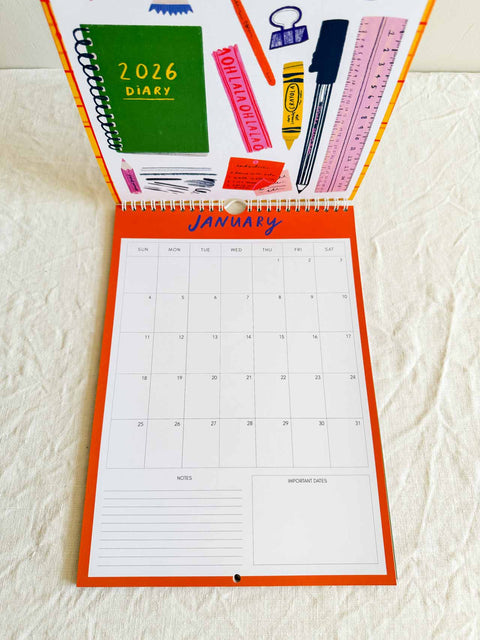 Calendrier 2026 - Random Things