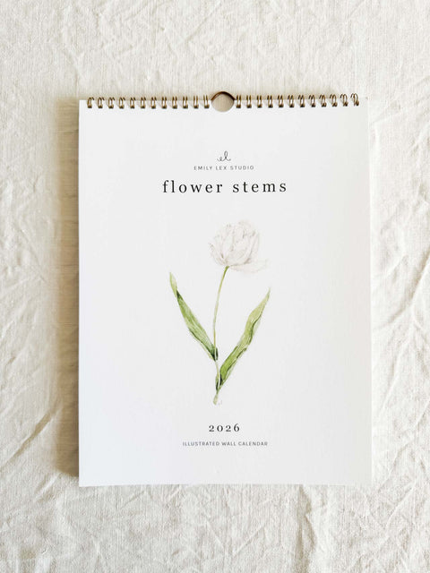 Calendrier Fleurs 2026