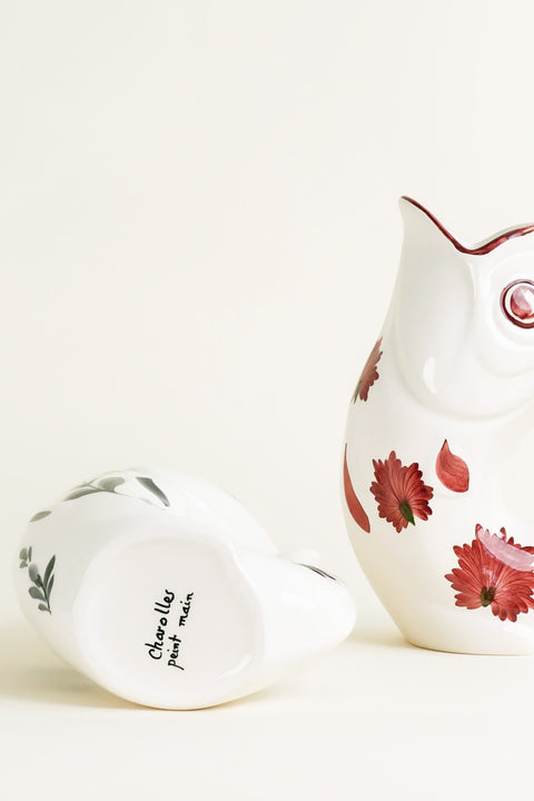 Carafe Glou glou - Œillet rouge