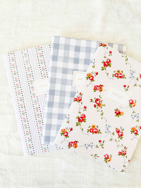 Carnet Blue floral