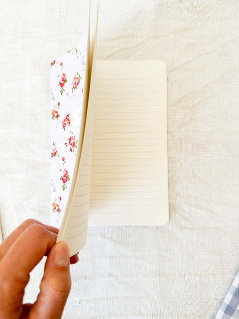Carnet Blue floral