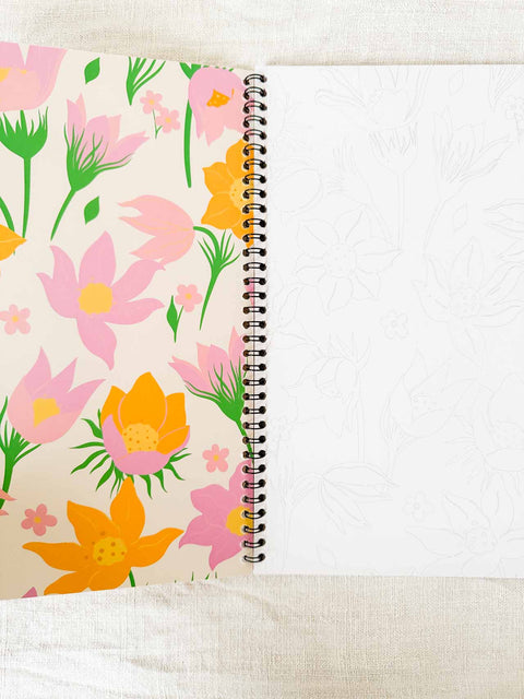 Carnet de coloriage Salut irène