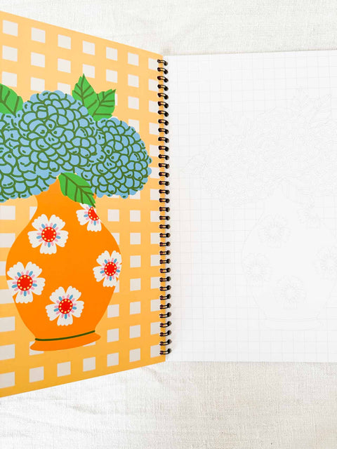 Carnet de coloriage Salut irène