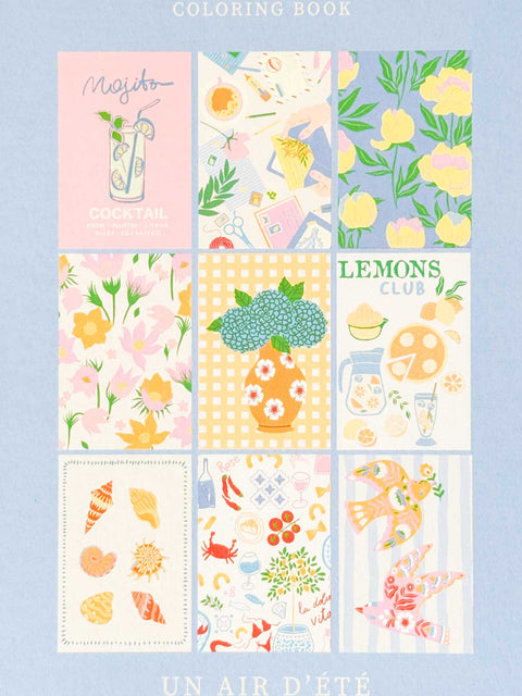 Carnet de coloriage Salut irène