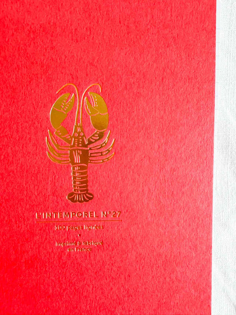 Carnet Intemporel 27 - Homard