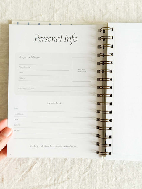 Journal de recettes Icônes