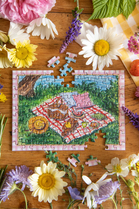 Mini puzzle Pique nique d'été