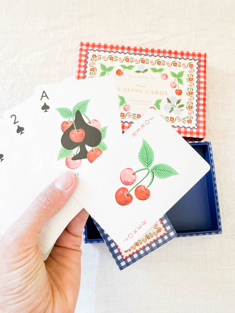Ensemble de cartes à jouer pique-nique