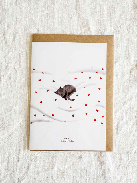 Carte Cosy Cat