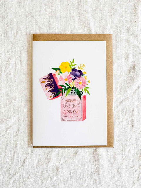 Carte Flower ligther
