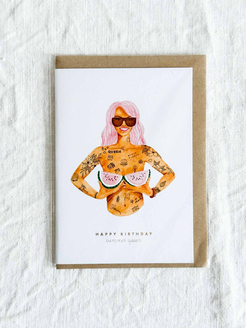 Carte HB Summer queen