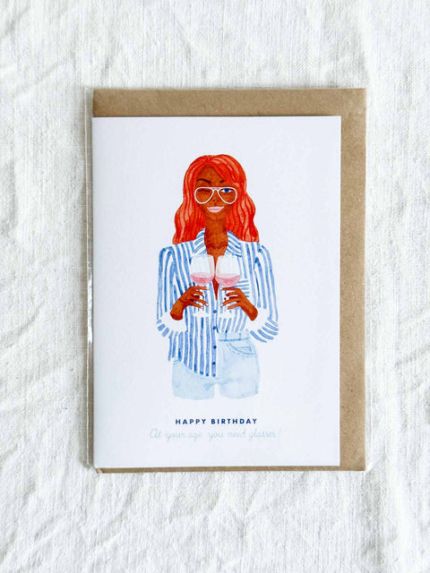 Carte Happy birthday - You need glasses