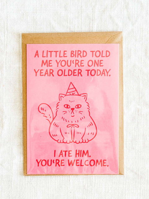 Carte Little bird