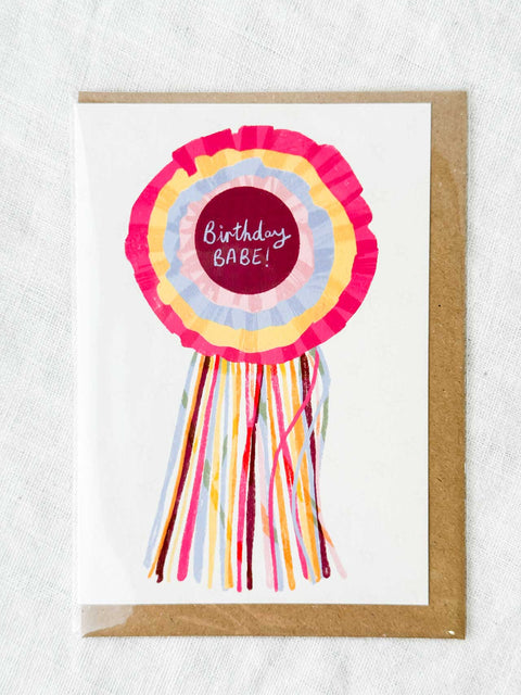 Carte Birthday babe