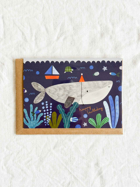 Carte Birthday Sous marin